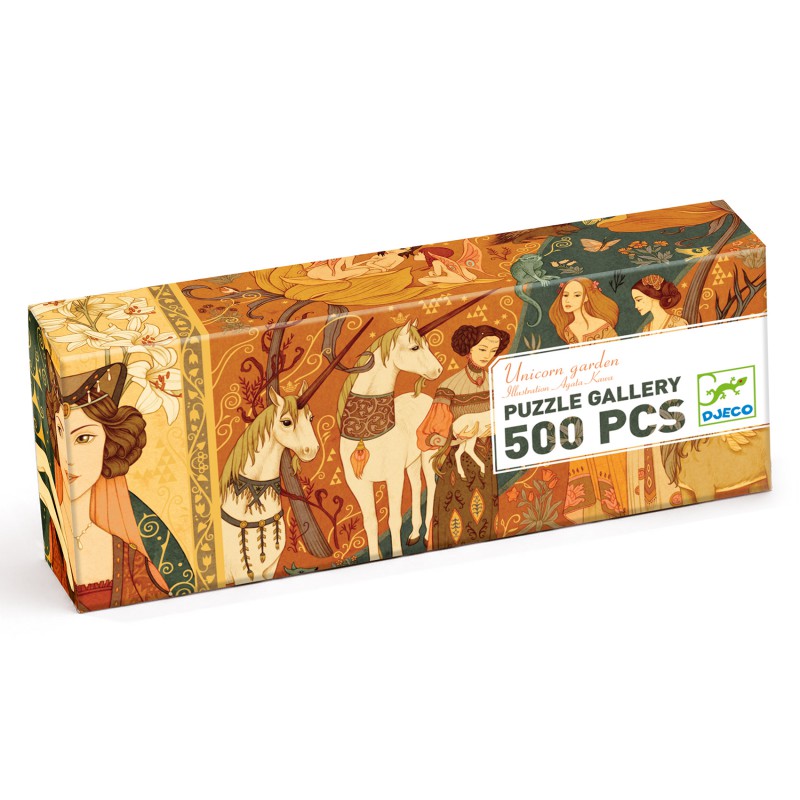 PUZZLE GALLERY UNICORN GARDEN - 500 PCS
